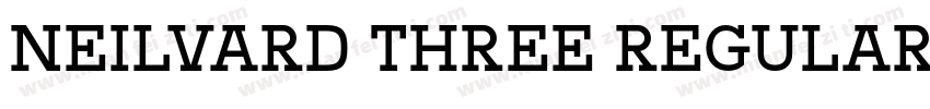 Neilvard Three Regular字体转换